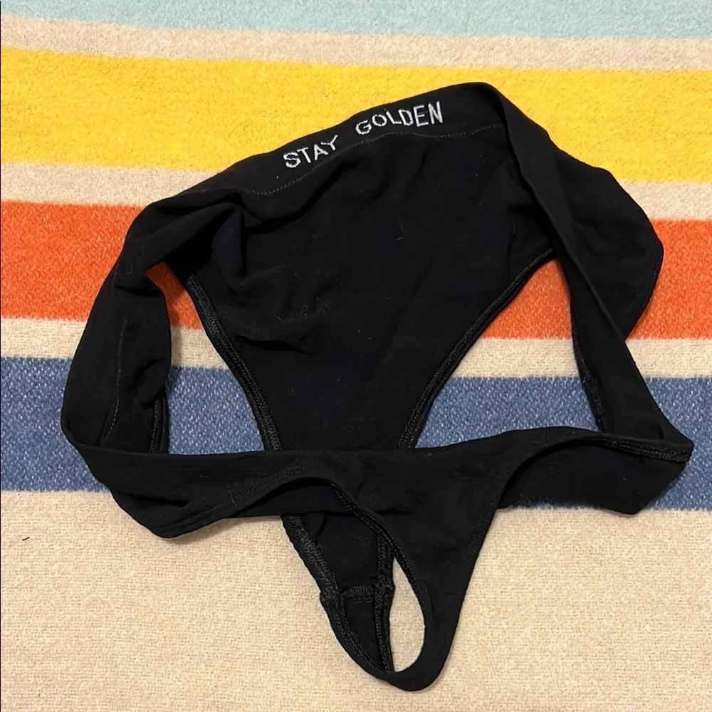 Branwyn Black Wool Underwear - Picture 4 of 5